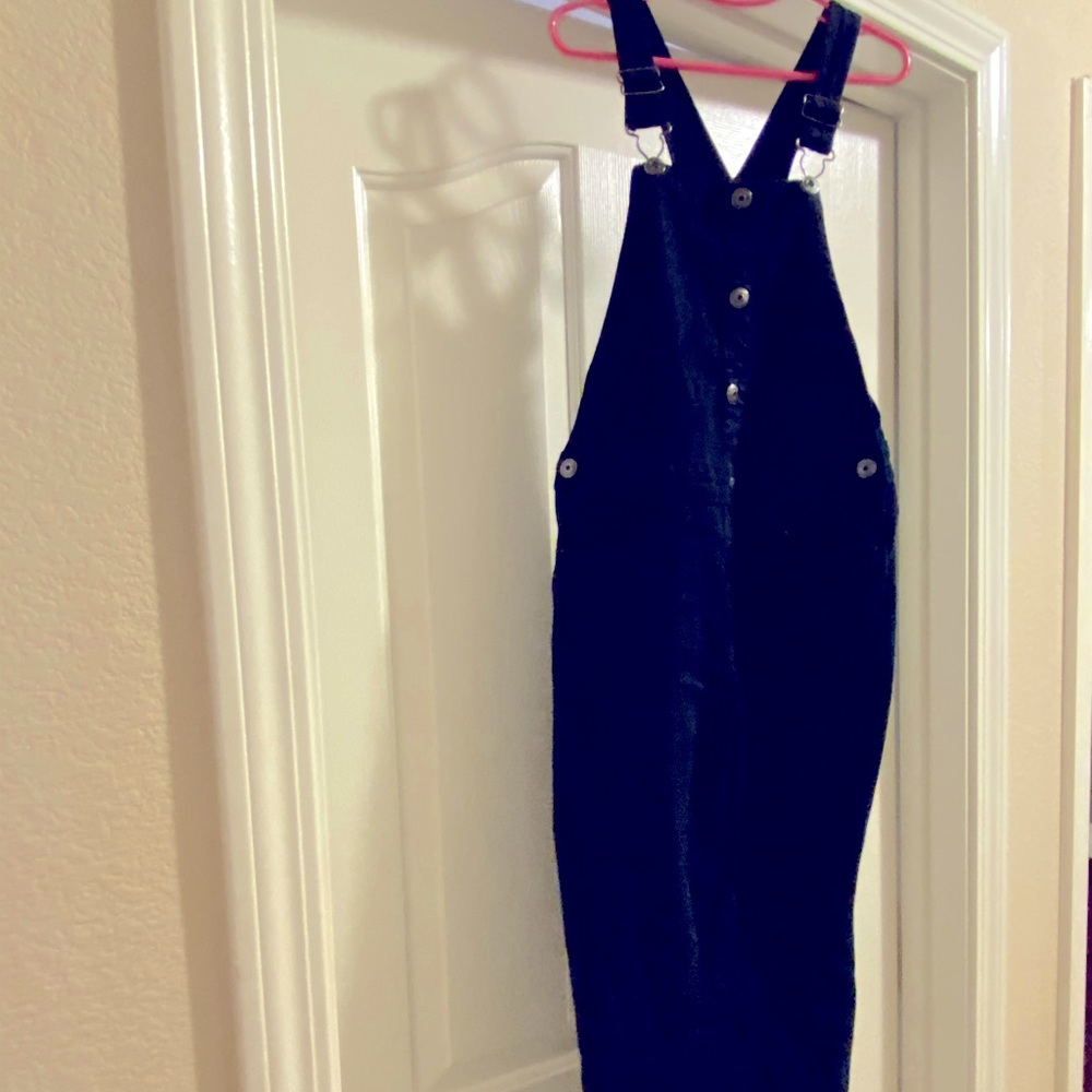 Black overalls